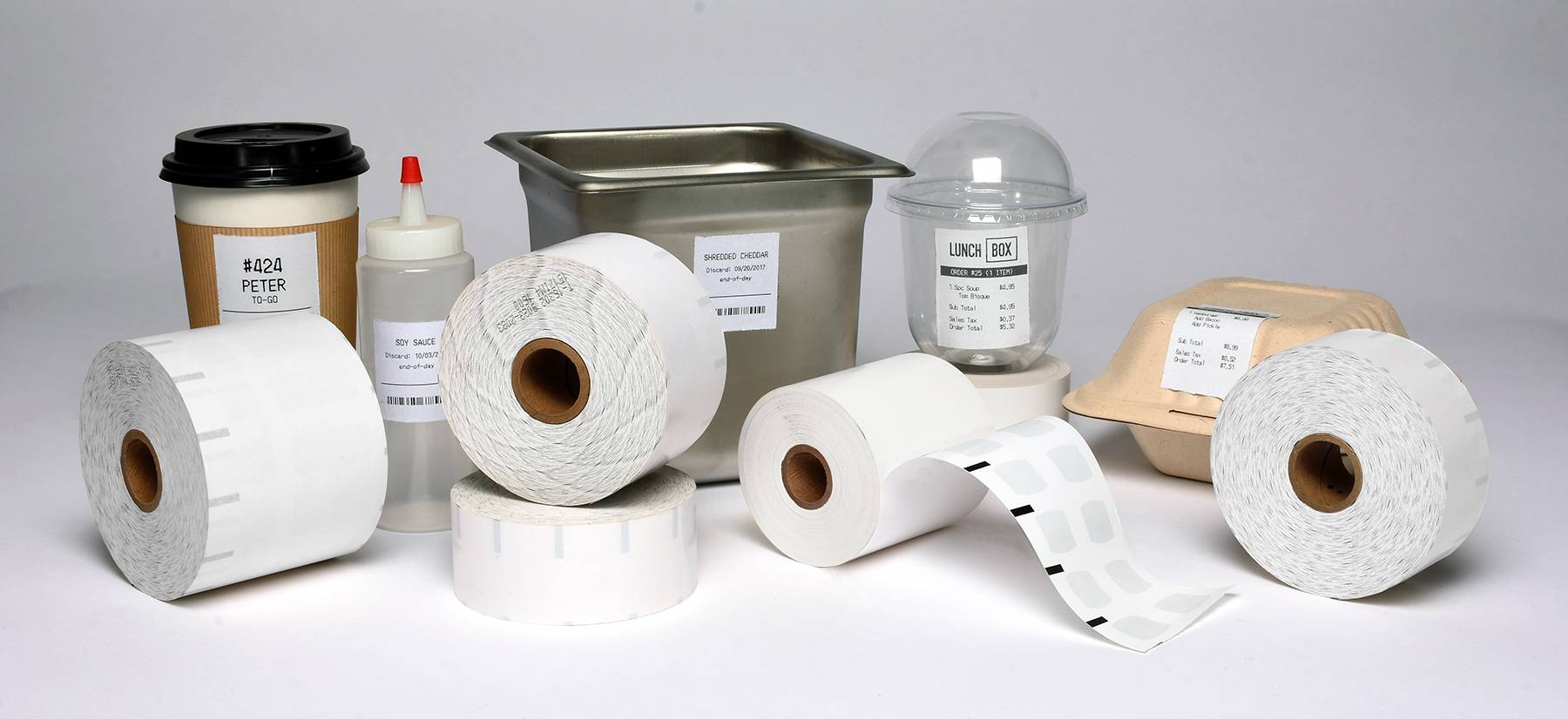 Iconex Labels Sticky Media and Paper Receipts